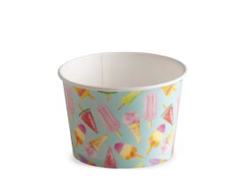 ICE CREAM PAPER CUP 290 cc PAP-PE MATT MADELINE