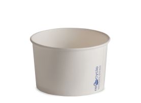 POT EN CARTON 370 cc PAP-PE OPAQUE WHITE