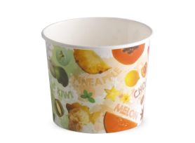 TARRINA DE PAPEL 500 cc PAP-PE OPACO FRUITS & GO