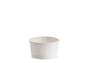 COMPOSTABLE ICE CREAM PAPER CUP 85 cc PAP-PLA MATT WITH GROOVE