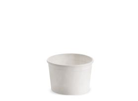 TARRINA DE PAPEL CON RANURA PARA TAPA 110 cc PAP-PE OPACO