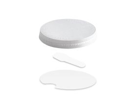 TAPA PLANA CON CUCHARITA PLANA CAìGO TEXAS PARA TARRINA DE PAPEL 173 cc  PAP-PE