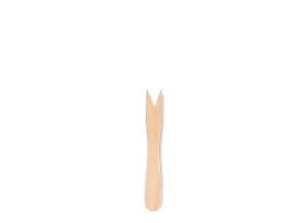 MINI FORQUILLA DOS PUNTAS DE MADERA