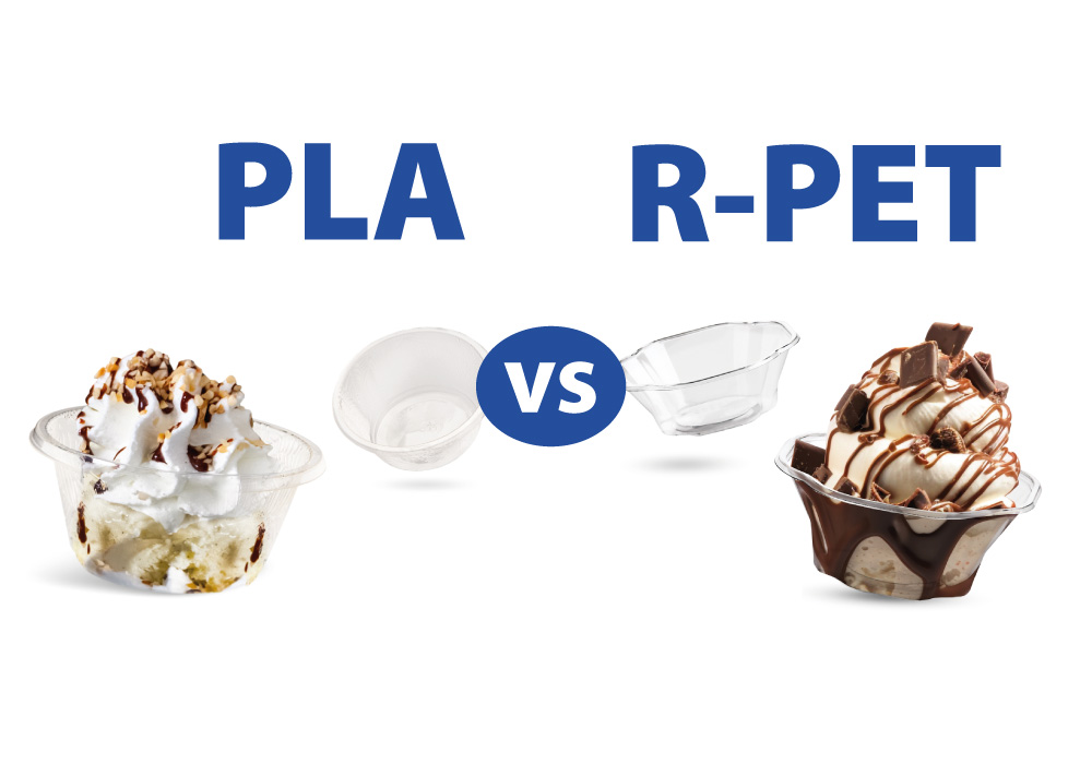 infografía diferencia entre pla y r-pet