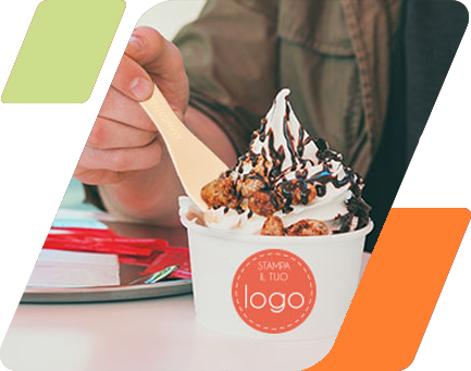 Coppette gelato personalizzabili in carta