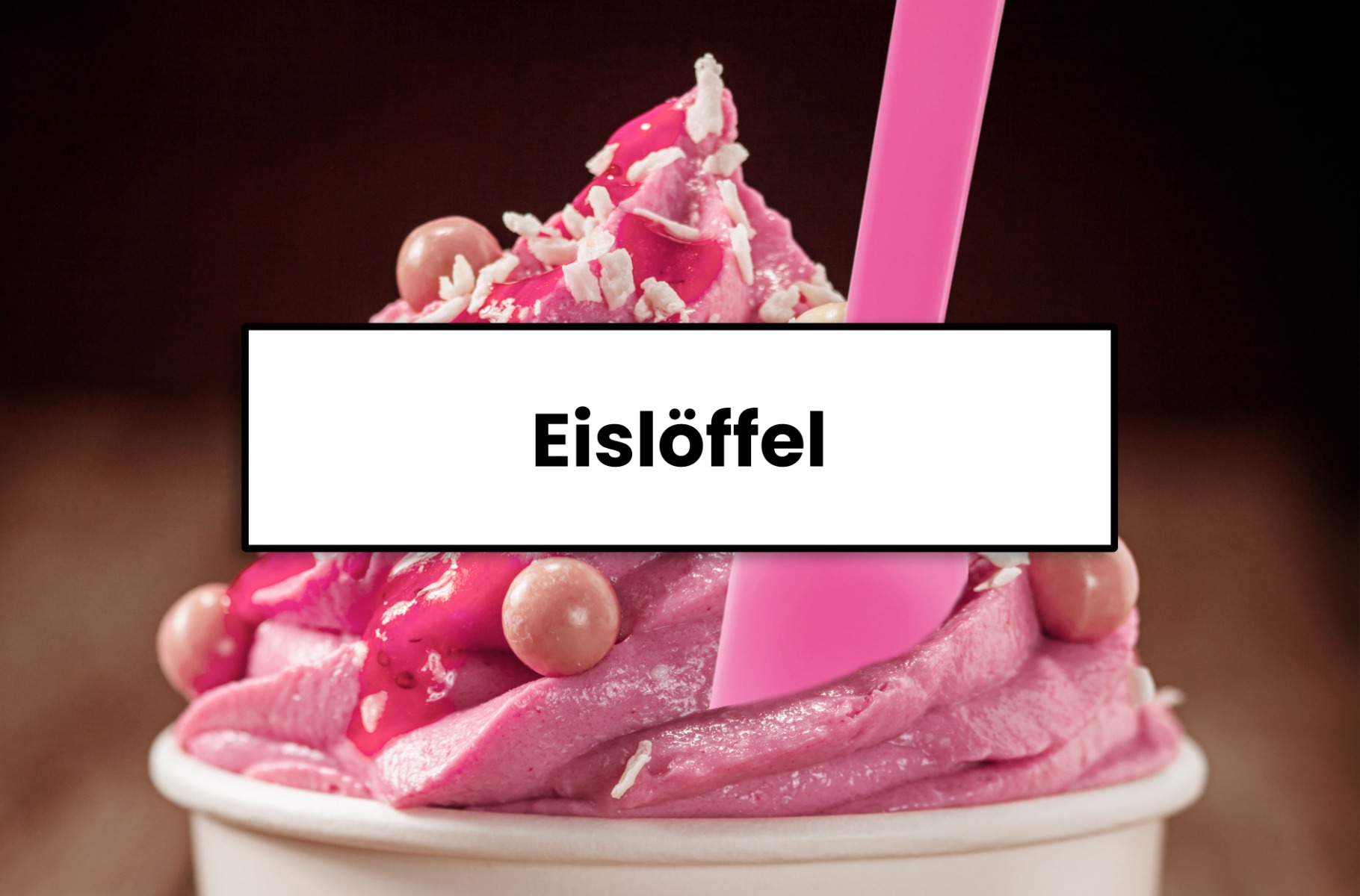 Eislöffel und Spaten