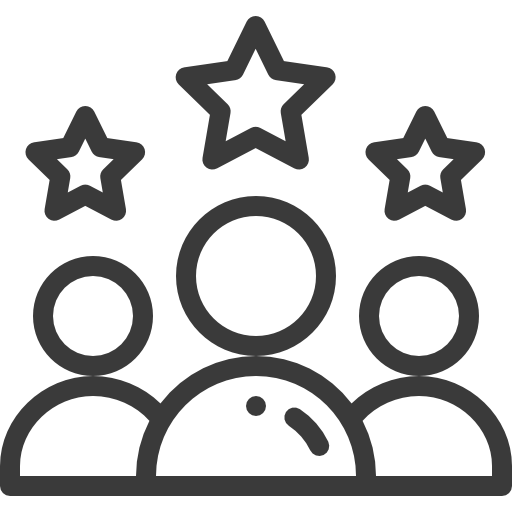 icono de experiencia del cliente